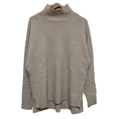 美品 DRESSTERIOR ドレステリア ハイネック ニット セーター サイズ38 ベージュ レディース 古着 中古 USED