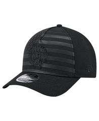 뉴 엘라 남성 액세서리 모자 New Era Mens Black Boston Celtics Game Day Flag AFrame 9FORTY Adjustable Hat Bla