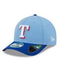 ニューエラ メンズ アクセサリー 帽子 New Era Mens Light Blue Texas Rangers Player Replica 9FORTY Adjustable Hat Light Blue ブルー