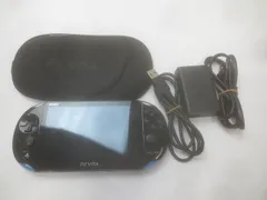  ゲーム PS Vita 本体 PCH-2000 ブルー・ブラック 動作品 充電器付き 中古品