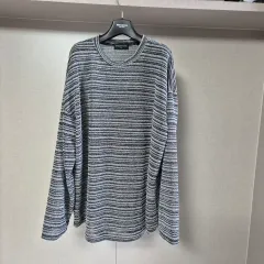 フリー)アラウンドCOVER メンズ ラウンド 薄い サマー 長袖 ニット