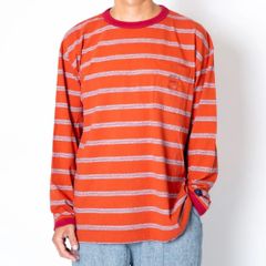 BORDER LONG SLEEVE TEE 山田蓮 - メルカリ