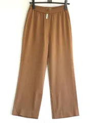 【227993】MARION N BACKSATIN theory luxe セオリーリュクス  トリアセテート　ワイドパンツ  ・36 03-0106420-320 ライトブラウン