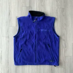 L.L.Bean 90S ポーラテック PURPLE ブルー ジップアップ ベスト made in usa