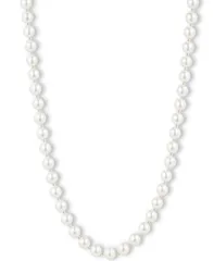 アンクライン レディース アクセサリー ネックレス・チョーカー・ペンダントトップ レース Anne Klein Blanc Imitation Pearl Collar Necklace No Color パール