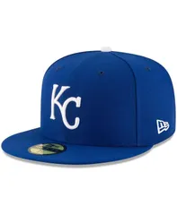 ニューエラ メンズ アクセサリー 帽子 キャップ New Era Mens Kansas City Royals Game AuthenticollectionField 59FIFTY Fitted Cap Royal
