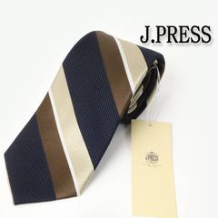 4491 ジェイプレス ネクタイ レップタイ マルチストライプ - メルカリ