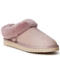 ディアフォームズ レディース シューズ サンダル Dearfoams Adelaide Genuine Shearling Clog Slipper Dusty pink ピンク