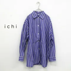 イチ シャツ ジャケット ichi 241029 ストライプ JACKET レディース 長袖 (2502)