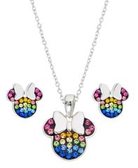 Disney Mickey Mouse Sparkle ネックレス K18 - メルカリ