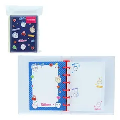 ちいかわ　デニム　シールバインダー・シール手帳　A5サイズ　サンスター文具　4901770040615