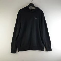 リーボック メンズ100 ブラック スモールロゴ フード付きTシャツ M3647