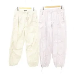 ザラ ZARA パラシュートパンツ 2点セット おまとめ Sサイズ アイスグレー ラベンダー