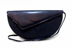 【228493】 【ROXANNE ロクサンヌ】 本革レザー パイソン柄 2WAYショルダー クラッチバッグ