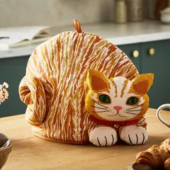 アルスターウィーバーズ ジンジャーキャット シェイプティーコージー Ginger Cat ネコ 猫柄 ポットカバー【正規品新品】のサムネイル