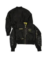 ニューエラ レディース アウター ジャケット・ブルゾン New Era x Alpha Womens Industries Black Dallas Cowboys FullZip Crop Jacket Black ブラック