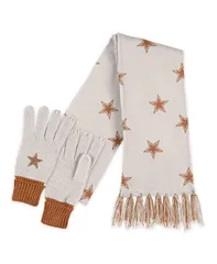 ウェア バイ エリン アンドルーズ レディース アクセサリー マフラー・ストール・スカーフ WEAR by Erin Andrews Womens 2Piece Dallas Cowboys Tonal Scarf and Glove Setan タン