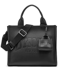 ダナ キャラン ニューヨーク レディース バッグ DKNY Womens Hadlee Medium Tote Bag Blackgold ブラックのサムネイル