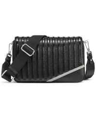 カルバンクライン レディース バッグ Calvin Klein Ria Patent Piping Crossbody Bag Blacksilver ブラック
