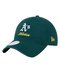 ニューエラ レディース アクセサリー 帽子 New Era Womens Dark Green Athletics Preppy Team 9TWENTY Adjustable Hat Dark Green グリーン