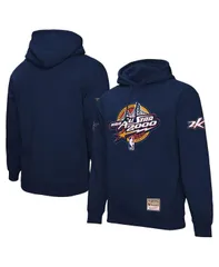 ミッチェルネス メンズ アウター パーカー・スウェット Mitchell Ness Mens and Womens Navy 2000 NBAllStar Game Pullover Hoodie Nのサムネイル