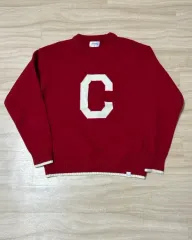 COVERNAT メンズ Cロゴ ニット レッド (S) 出品