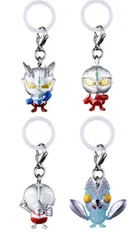 4種セット ウルトラマン MINI ULTRA ART(ミニウルトラアート) めじるしアクセサリー BANDAI