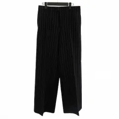 セリーヌ CELINE パンツ スラックス ストライプ ブラック 黒 50 2P612108M のサムネイル