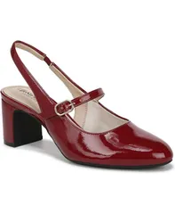 ライフストライド レディース シューズ パンプス ヒール LifeStride Womens Trust Block Heel Mary Jane Slingback Pumps Dark Cherry Faux Patent