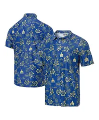 レインスプーナー メンズ トップス ポロシャツ Reyn Spooner Mens Royal Seattle Mariners Cooperstown Collection Performanceのサムネイル