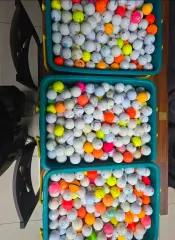 ロスト ゴルフボール まとめ売り カラーボール 白 カラー混合 200個