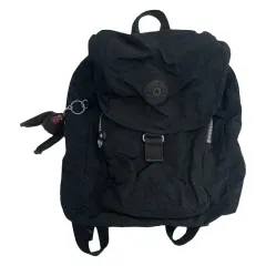 キプリング ブラック ナイロン バックパック