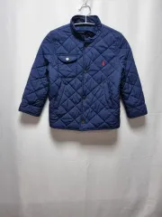 ポロ ラルフローレン キッズ ネイビー キルティング ジャケット