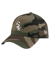 ニューエラ メンズ アクセサリー 帽子 New Era Mens Camo Chicago White Sox Woodland Team Pop 9FORTY AFrame Adjustable Hat Camo ホワイト