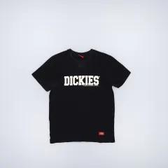 S-M ディッキーズ ブラック 半袖 Tシャツ 0204M