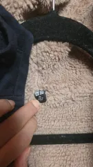 ユニクロ フリース XL ネイビー/ベージュ