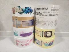 デザインテープ(ガムテープ) まとめ (23) - 10月うさぎ様 イヒョンジ巻き