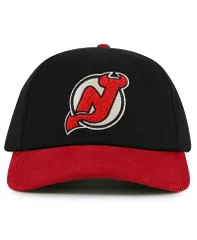 アメリカンニードル メンズ アクセサリー 帽子 ジャージー American Needle Mens BlackRed New Jersey Devils Burnett Adjustable Hat Black Red ブラック