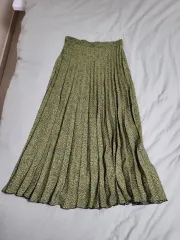 ザラ シフォン プリーツ スカート