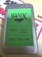 Stray Kids(ストレイキッズ・スキズ・SKZ) スキズ MANIAC ワールドツアー ティンケース ステッカー セット (開封)