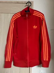 アディダス 旧ファイヤーバード レッドオレンジ ジャージ トラックジャージ 旧ファイヤー y2k