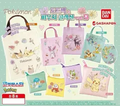 バンダイ ポケットモンスター トートバッグ ポーチ コレクション ガチャ ピカチュウ ナエトル ワック ニンフィア