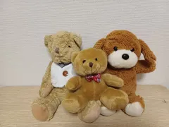 かわいいクマのぬいぐるみ 3種セット