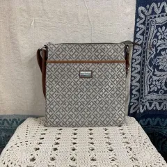 F Tommy Hilfiger トミーヒルフィガー パータン スクエア クロスバック ミニ メッセンジャーバッグ バッグ