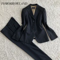美品！TOMORROWLAND collection　トゥモローランド　ロロピアーナ　スーツセットアップ　ブラック　サイズ39/38