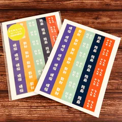 きのこ社 ミニ丸シール【散財五銃士の巻】 レトロ