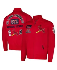 プロスタンダード メンズ アウター ジャケット・ブルゾン ジャケット Pro Standard Mens Red St Louis Cardinals Area Code Twill FullZip Jacket Red レッド