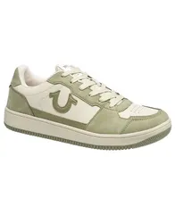 トゥルーレリジョン メンズ シューズ スニーカー True Religion Mens Arthur Court Sneaker Olive オリーブのサムネイル