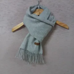 B2-20/ルイキャトルズ グレー カシミア マフラー