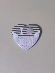 강민 センイルカフェ ラキドロ 特典 ハート ピンバッジ